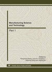 Enlarge image Cover: Manufacturing Science and Technology, AEMT2011 - Trans Tech Publications Ltd