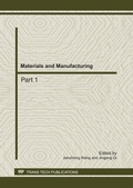 Cover: Materials and Manufacturing - Trans Tech Publications Ltd