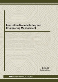 Enlarge image Cover: Innovation Manufacturing and Engineering Management - Trans Tech Publications Ltd