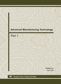 Cover: Advanced Manufacturing Technology, ADME 2011 - Trans Tech Publications Ltd