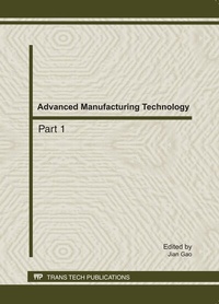 Enlarge image Cover: Advanced Manufacturing Technology, ADME 2011 - Trans Tech Publications Ltd