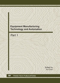 Enlarge image Cover: Equipment Manufacturing Technology and Automation - Trans Tech Publications Ltd