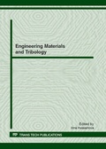 Cover: Engineering Materials and Tribology XXI - Trans Tech Publications Ltd