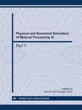 Cover: Physical and Numerical Simulation of Material Processing VI - Trans Tech Publications Ltd