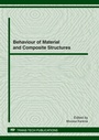 Cover: Behaviour of Material and Composite Structures - Trans Tech Publications Ltd