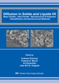 Cover: Diffusion in Solids and Liquids VII - Trans Tech Publications Ltd