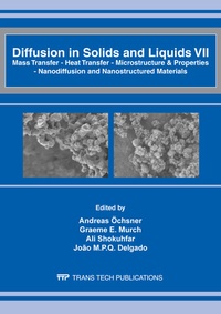 Enlarge image Cover: Diffusion in Solids and Liquids VII - Trans Tech Publications Ltd
