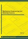 Cover: Mechanical Engineering and Materials Science (ICMEMS) - Trans Tech Publications Ltd
