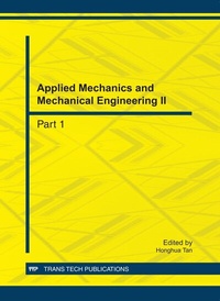 Enlarge image Cover: Applied Mechanics and Mechanical Engineering II - Trans Tech Publications Ltd