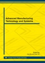 Cover: Advanced Manufacturing Technology and Systems - Trans Tech Publications Ltd