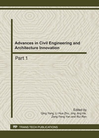 Enlarge image Cover: Advances in Civil Engineering and Architecture Innovation - Trans Tech Publications Ltd