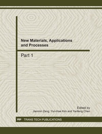 Enlarge image Cover: New Materials, Applications and Processes - Trans Tech Publications Ltd