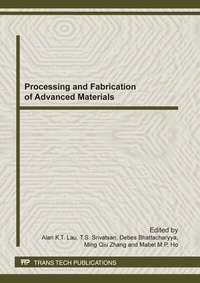 Enlarge image Cover: Processing and Fabrication of Advanced Materials - Trans Tech Publications Ltd