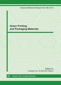 Cover: Green Printing and Packaging Materials - Trans Tech Publications Ltd