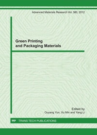 Abbildung von: Green Printing and Packaging Materials - Trans Tech Publications Ltd