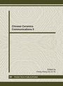 Cover: Chinese Ceramics Communications II - Trans Tech Publications Ltd