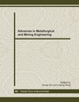 Cover: Advances in Metallurgical and Mining Engineering - Trans Tech Publications Ltd