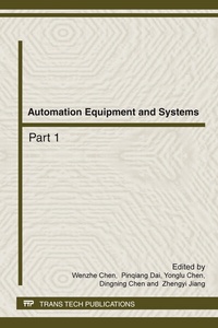 Enlarge image Cover: Automation Equipment and Systems - Trans Tech Publications Ltd