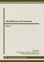 Cover: New Materials and Processes - Trans Tech Publications Ltd