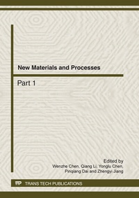 Enlarge image Cover: New Materials and Processes - Trans Tech Publications Ltd