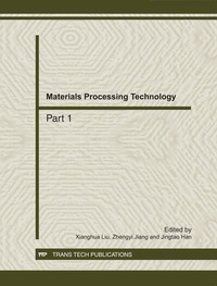 Enlarge image Cover: Materials Processing Technology, ICAMMP2011 - Trans Tech Publications Ltd