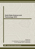 Cover: Solid State Science and Technology XXVI - Trans Tech Publications Ltd