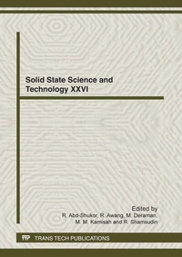 Enlarge image Cover: Solid State Science and Technology XXVI - Trans Tech Publications Ltd