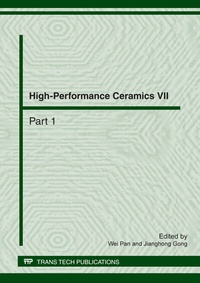 Enlarge image Cover: High-Performance Ceramics VII - Trans Tech Publications Ltd