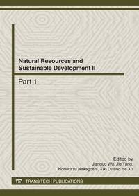 Enlarge image Cover: Natural Resources and Sustainable Development II - Trans Tech Publications Ltd