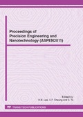 Cover: Proceedings of Precision Engineering and Nanotechnology - Trans Tech Publications Ltd