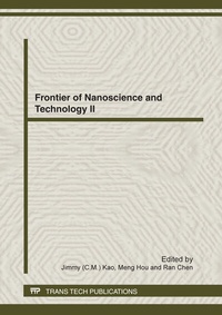 Enlarge image Cover: Frontier of Nanoscience and Technology II - Trans Tech Publications Ltd