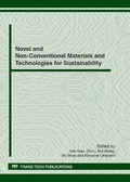 Cover: Novel and Non-Conventional Materials and Technologies for Sustainability - Trans Tech Publications Ltd