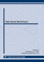 Cover: High Speed Machining V - Trans Tech Publications Ltd