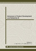 Cover: Advances in Product Development and Reliability III - Trans Tech Publications Ltd