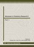 Cover: Advances in Chemistry Research II - Trans Tech Publications Ltd