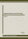 Cover: Material Sciences and Technology - Trans Tech Publications Ltd