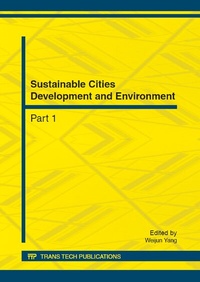 Enlarge image Cover: Sustainable Cities Development and Environment - Trans Tech Publications Ltd