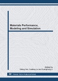 Cover: Materials Performance, Modeling and Simulation - Trans Tech Publications Ltd