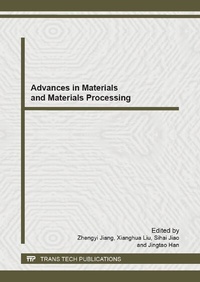 Enlarge image Cover: Advances in Materials and Materials Processing - Trans Tech Publications Ltd