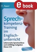 Cover: Sprechkompetenz-Training im Englischunterricht 7-8 - Auer Verlag in der AAP Lehrerwelt GmbH