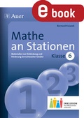 Cover: Mathe an Stationen 6 Inklusion - Auer Verlag in der AAP Lehrerwelt GmbH