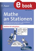 Cover: Mathe an Stationen Addition & Subtraktion 3-4 - Auer Verlag in der AAP Lehrerwelt GmbH