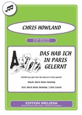 Cover: Das hab ich in Paris gelernt - Edition Melodia Hans Gerig
