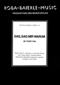 Cover: Sag, sag mir warum - ROBA Music Publishing
