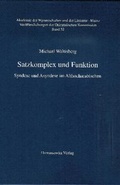 Cover: Satzkomplex und Funktion - Harrassowitz Verlag