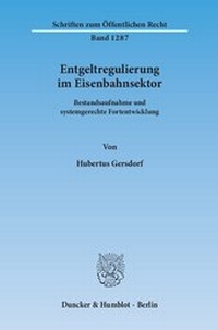 Abbildung von: Entgeltregulierung im Eisenbahnsektor - fibre