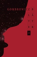 Cover: GOMBROWICZ-BL&Auml;TTER 3 - Charlatan-Verlag
