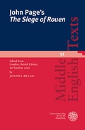 Cover: John Page's 'The Siege of Rouen' - Universit&auml;tsverlag Winter