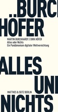 Cover: Alles und Nichts - Matthes & Seitz Berlin