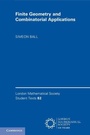 Cover: Finite Geometry and Combinatorial Applications - Cambridge University Press
